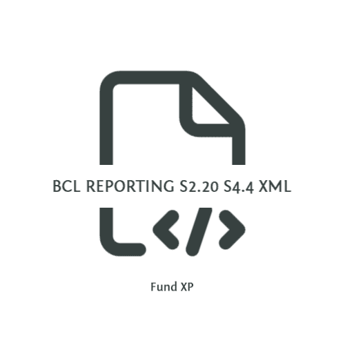 BCL reporting solution S2.20 S4.4 XML